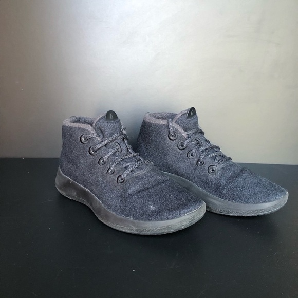 Allbirds Wool Runner-up Mizzles High Top Wool Sneakers Charcoal Black Women’s 8 - Picture 3 of 9